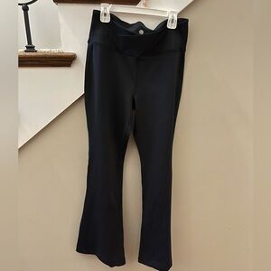 Yogalicious Lux Black Trendsetter Flare Pants